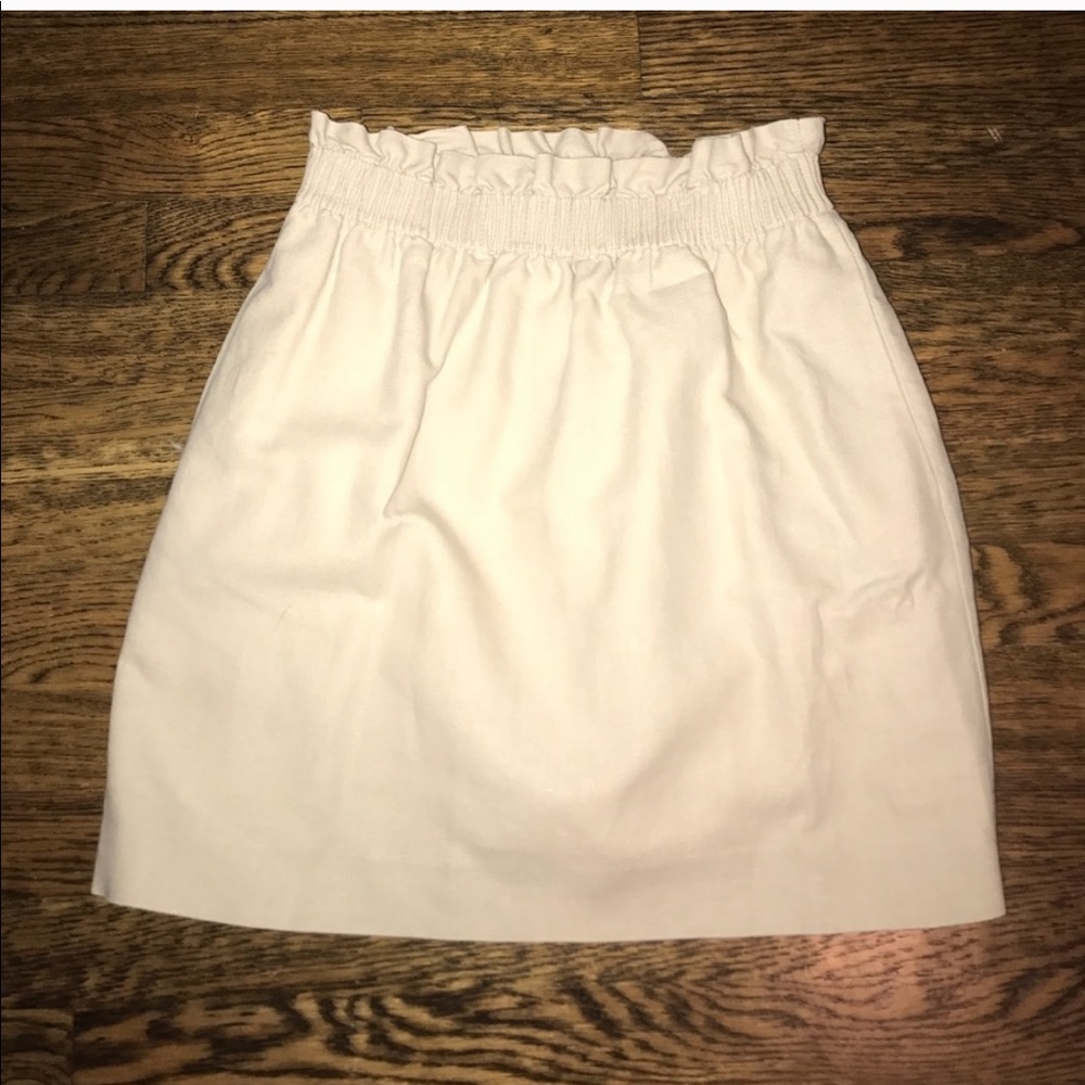 Sidewalk Skirt (Paper bag waist) Linen Khaki